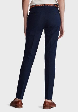 Calça alfaiataria Ralph Lauren azul feminina