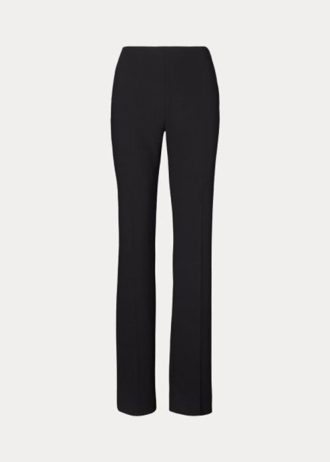 Calça de lã elástica Ralph Lauren Alandra feminina preta