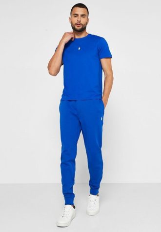 Calça de moletom Ralph Lauren Essential azul masculina