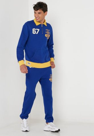 Calça de moletom Ralph Lauren Essential azul masculina