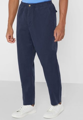 Calça de moletom Ralph Lauren Essential masculina azul marinho