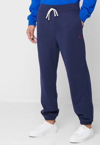 Calça de moletom Ralph Lauren Essential masculina azul marinho