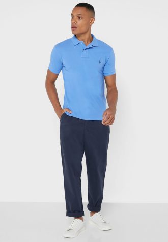 Calça de moletom Ralph Lauren Essential masculina azul marinho