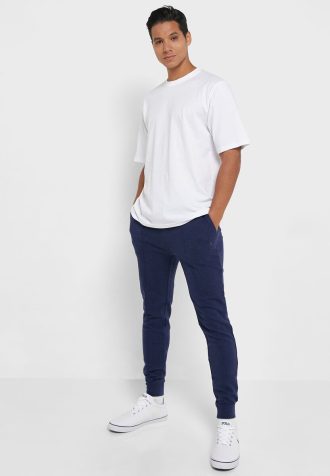 Calça de moletom Ralph Lauren Essential masculina azul marinho
