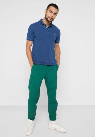 Calça de moletom Ralph Lauren Essential Masculina Verde