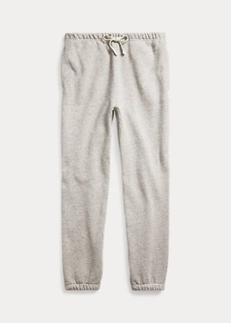 Calça de moletom Ralph Lauren Fleece cinza feminina