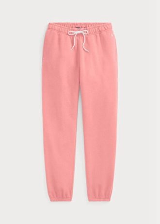 Calça esportiva feminina Ralph Lauren Fleece rosa