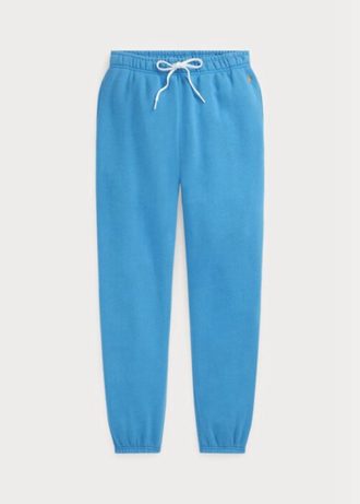 Calça esportiva Ralph Lauren Fleece azul feminina