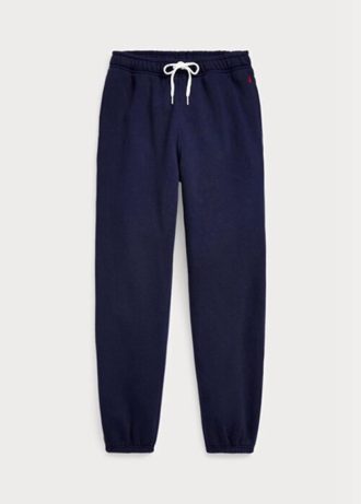 Calça esportiva Ralph Lauren Fleece azul marinho feminina