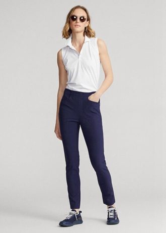 Calça esportiva Ralph Lauren GolfStretch feminina azul marinho