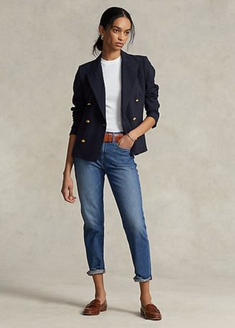 Calça Jeans Ralph Lauren Avery Feminina Azul