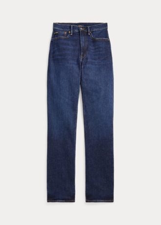 Calça jeans Ralph Lauren de cintura alta e corte reto Royal Women’s