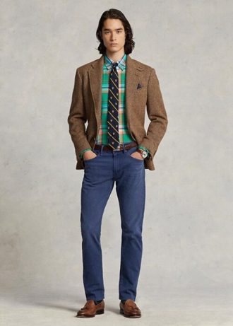 Calça jeans Ralph Lauren Sullivan Slim Stretch azul masculina