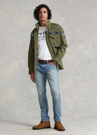 Calça jeans Ralph Lauren Sullivan Slim Stretch azul masculina