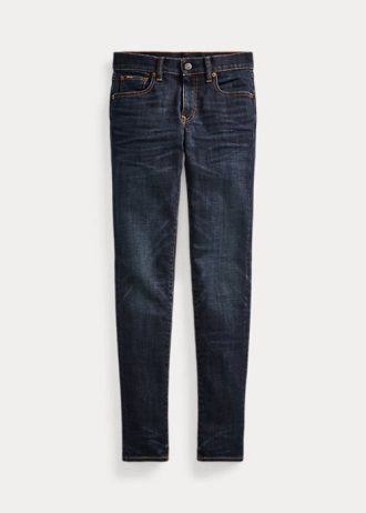 Calça jeans skinny Ralph Lauren Tompkins feminina Royal