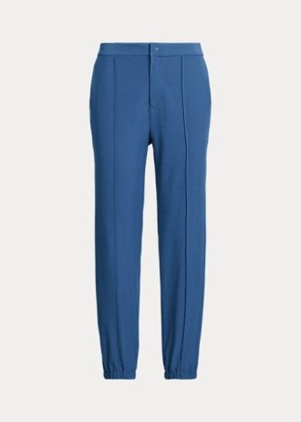 Calça jogger feminina Ralph Lauren azul com elasticidade em quatro direções
