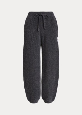 Calça Ralph Lauren Cashmere Pull-On Cinza Escuro Feminina
