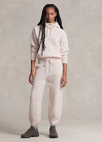 Calça Ralph Lauren Cashmere Pull-On Rosa Feminina