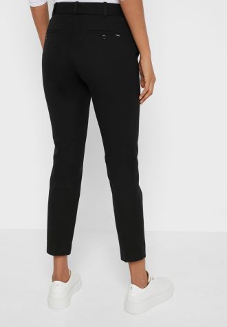 Calça Ralph Lauren de cintura alta feminina preta