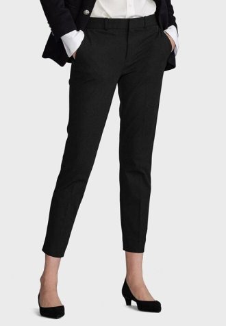 Calças de alfaiataria Ralph Lauren pretas femininas