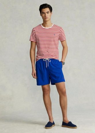 Calções de banho Ralph Lauren Traveller azuis para homem