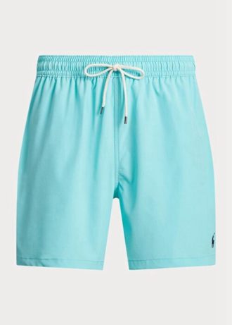 Calções de banho Ralph Lauren Traveller azuis para homem