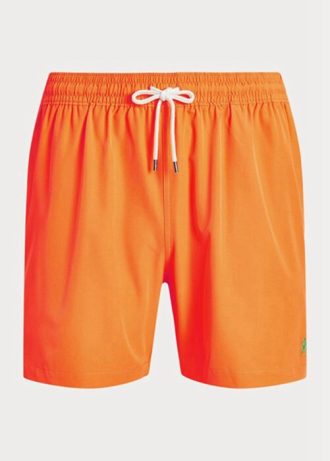 Calções de banho Ralph Lauren Traveller laranja para homem