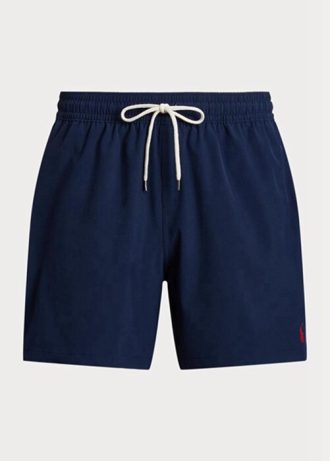 Calções de banho Ralph Lauren Traveller para homem azul-marinho