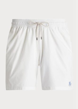 Calções de banho Ralph Lauren Traveller para homem branco
