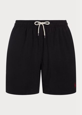 Calções de banho Ralph Lauren Traveller pretos para homem