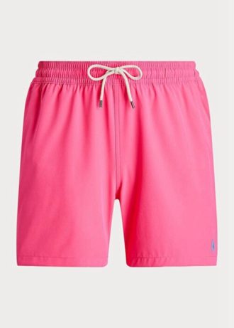 Calções de banho Ralph Lauren Traveller rosa para homem