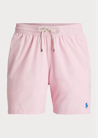 Calções de banho Ralph Lauren Traveller rosa para homem