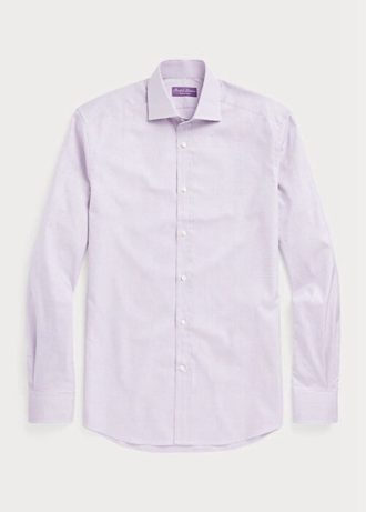 Camisas formais xadrez Ralph Lauren masculinas roxas