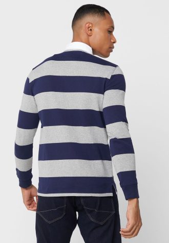 Camisas polo listradas multicoloridas masculinas Ralph Lauren