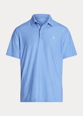 Camisas polo Ralph Lauren Classic Fit Performance Masculinas Azuis