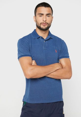 Camisas Polo Ralph Lauren Essential Masculinas Azuis