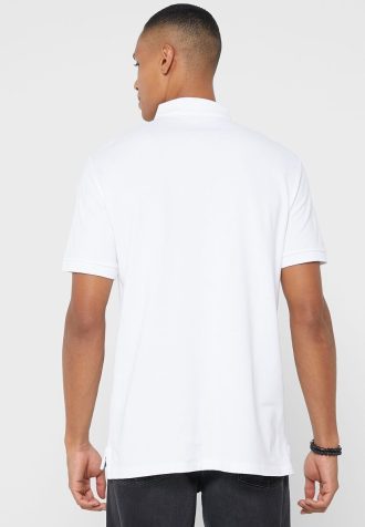 Camisas polo Ralph Lauren Essential masculinas brancas
