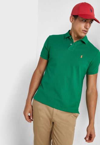 Camisas Polo Ralph Lauren Essential Masculinas Verdes