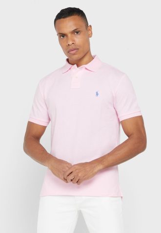 Camisas Polo Ralph Lauren Essential Rosa Masculinas