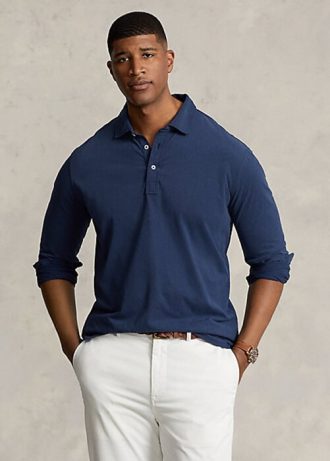 Camisas polo Ralph Lauren masculinas azul marinho