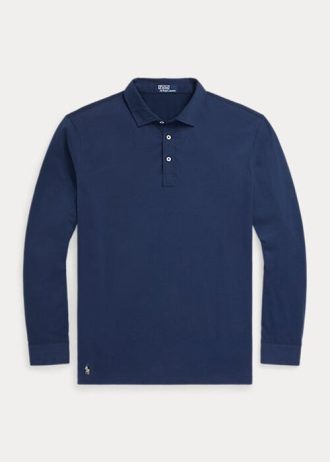 Camisas polo Ralph Lauren masculinas azul marinho