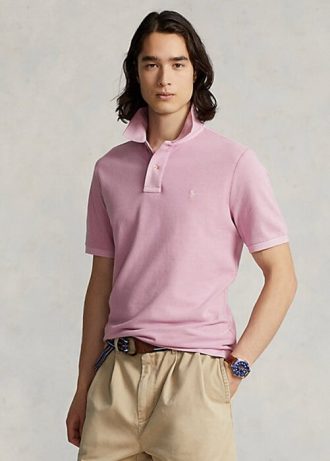 Camisas polo Ralph Lauren RL Origin masculinas Rose
