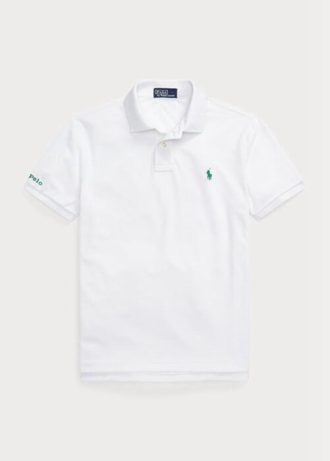 Camisas polo Ralph Lauren The Earth masculinas brancas