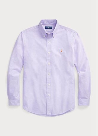 Camisas Ralph Lauren Slim Fit Oxford Masculinas Roxas