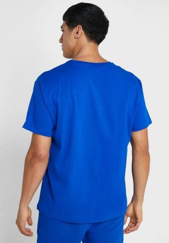 Camisetas masculinas azuis com gola redonda e logotipo Ralph Lauren