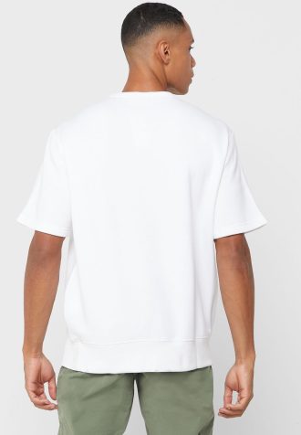 Camisetas masculinas brancas com gola redonda e logotipo Ralph Lauren