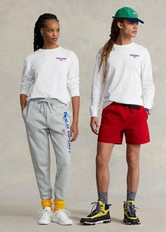 Camisetas Polo Esportivas Ralph Lauren Classic Fit Masculinas Brancas