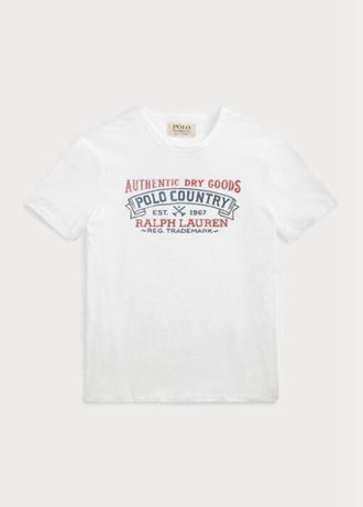 Camisetas polo masculinas Ralph Lauren personalizadas slim fit, brancas, estilo country