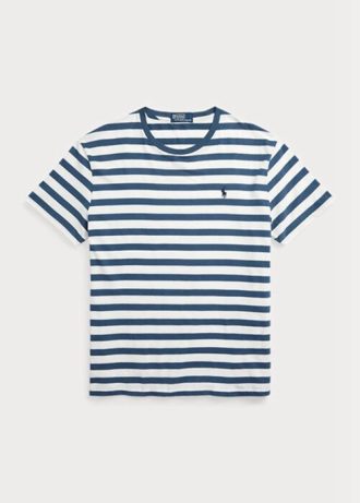 Camisetas Ralph Lauren Classic Fit Listradas Masculinas Azuis