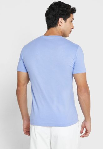 Camisetas Ralph Lauren Essential Gola Redonda Masculinas Azuis